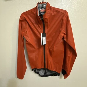 Assos Equipe RS Schlosshund Rain Jacket - Men's Medium - Propeller Orange -NWT - Picture 1 of 7