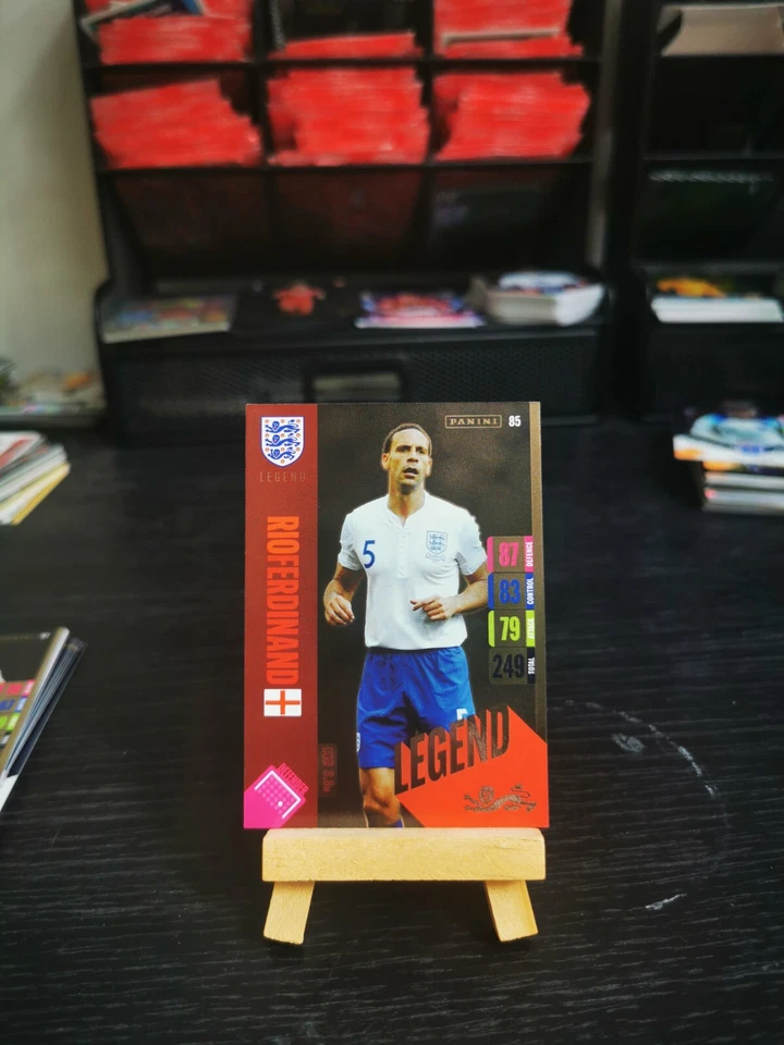 Rio Ferdinand Legend - England Adrenalyn XL Tournament 2024 Base No.85 KO - Image 1 of 1