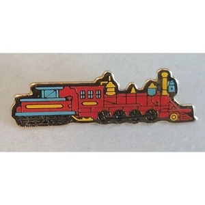 Train Engine Lapel Hat Pin (NEW) Locomotive Trains Engineer Vintage Colored - Picture 1 of 4