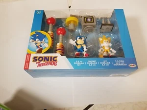 Sonic The Hedgehog 2,5 Zoll Actionfigur Diorama Set Neu - Bild 1 von 3