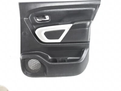2017-2018 Nissan Titan Sl 4Dr Rear Right Interior Door Panel Black 82900-Ez33c - Image 1 of 4
