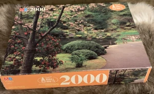 1994 Milton Bradley Super Big Ben Spring Blossoms 2000 Piece Puzzle Sealed - Picture 1 of 5