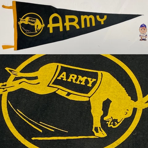 1960’s Army West Point USMA University  Pennant 11.5x30 Navy Football Cover