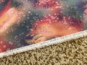 2+ Yds Cotton Quilt Fabric Impressions Benartex Campbell & Jack Batik - Picture 1 of 4