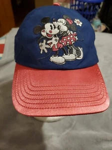 Walt Disney Parks XOXO Mickey y Minnie Mouse Sombrero Rosa Satinado Ajustable Adulto - Imagen 1 de 8