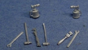 O/On3/On30 SMALL TOOL ASSORTMENT 1/48 WISEMAN MODEL SERVICES DETAIL PARTS #O111 - Picture 1 of 1