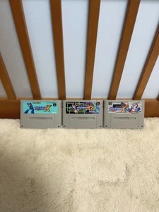 Rockman X X2 X3 Super Famicom Japan Import Tested SNES Lot Cartridge Only - Picture 1 of 10
