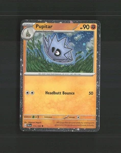 Carta Pokemon Pupitar 111/193 Paldea Evolved Cosmos Holo rara SWIRL quasi nuova - Foto 1 di 10