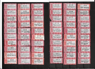 R-Zettel/BRD/7265 Neubulach 2 - 7292 Baiersbronn (120 versch.) - Bild 1 von 2