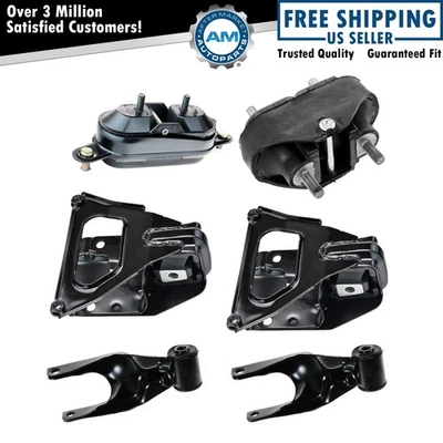 Complete Engine Transmission Torque Mount Set of 6 Kit for Grand Prix Impala 3.8 - Image 1 of 4