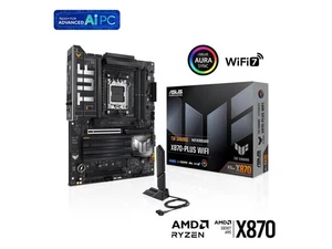 ASUS TUF GAMING X870-PLUS WIFI AMD AM5 X870 ATX motherboard, 16+2+1, 80A SPS - Picture 1 of 5