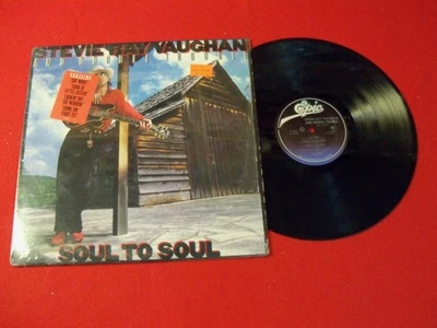 STEVIE RAY VAUGHAN 1985 LP "SOUL TO SOUL" IN SHRINK CLASSIC ROCK VINTAGE VINYL! Foto 1 de 4