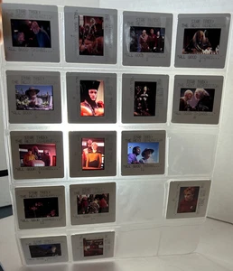 Lot of 16 Original 35mm Photo Slides of Star Trek: The Next Gen All Good Things - Picture 1 of 9
