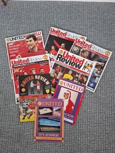 Manchester United Reviews Fanzine Various Years - Picture 1 of 4