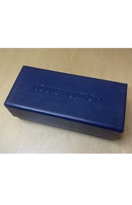 LOUIS VUITTON темно-синий пустая коробка солнцезащитные очки / очки чехол магнитная коробка 6,5 x 2,8 x 2,4» - Изображение 1 из 4