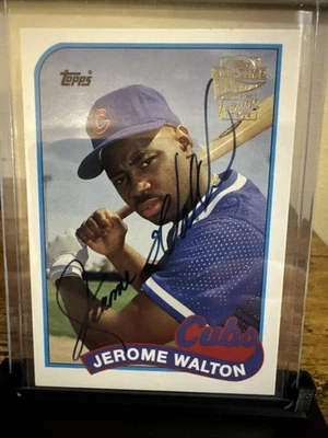2005 Topps All-Time Fan Favorites Auto Jerome Walton #FFA-JW Auto - Image 1 of 3