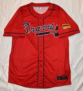 Camiseta Roja Atlanta Braves Austin Riley SGA 9/10/25 L Grande Coca-Cola Promo Coca-Cola - Imagen 1 de 18