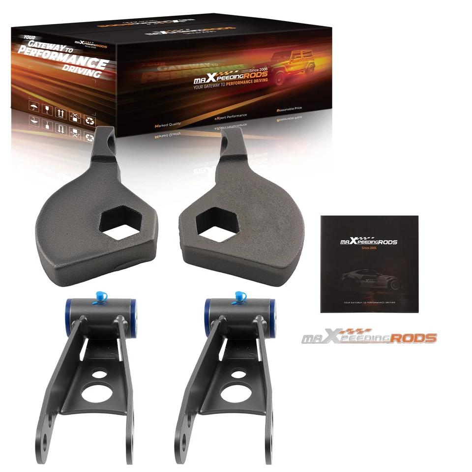 Kit de elevación delantera de 2" trasera grillete llaves de torsión para Dodge Durango 1998-2003 Foto 1 de 4