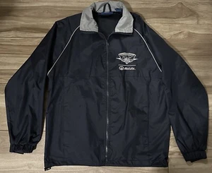 Size M - VTG 2011 Reebok Super Bowl XLV North Texas Green Bay Windbreaker Jacket - Picture 1 of 7