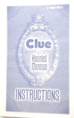 Clue The Haunted Mansion 游戏说明 迪士尼替换零件 — 第 1/2 张图片