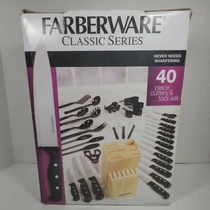 Farberware 40 pz. Set posate e utensili serie classica, nuovo con scatola 5108479 - Foto 1 di 7