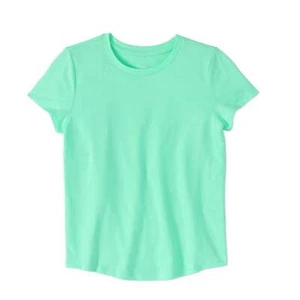 Crew Neck Short Sleeve T-Shirt (Big Girls & Little Girls) MINT SIZE S --N4 - Picture 1 of 3