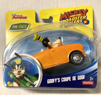 DISNEY JR-MICKEY AND THE ROADSTER RACERS FUNDIDO A PRESIÓN - GOOFY'S COUPE DE GOOF - ¡NUEVO! Foto 1 de 2