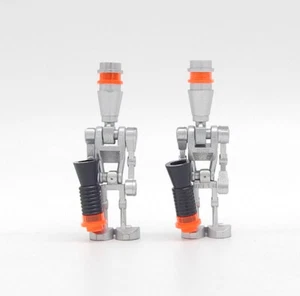 2x Lego Star Wars Figur Attentäter Assassine Droid silberfarben - Minifiguren - Bild 1 von 1