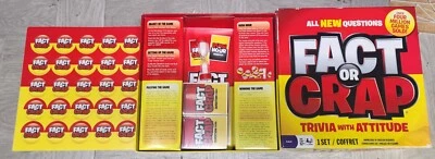 Fact Or Crap Trivia With Attitude Game Age 12+ Players 3-8 . - Image 1 of 4