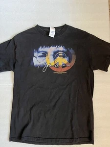 John Lennon face close up 2005 t shirt black M Tennessee river hard to find - Picture 1 of 7