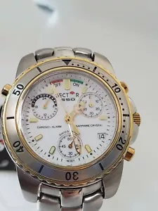 Reloj alarma cronómetro Sector 550 esfera blanca reloj reloj Oroloj Reloj - Imagen 1 de 7