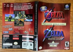 Legend of Zelda Ocarina of Time Master Quest (Gamecube) NUR Original Cover Art - Bild 1 von 3
