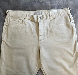 Nuevo con etiquetas Everlane The Slim Jean de algodón, crema 40x30 - Imagen 1 de 4