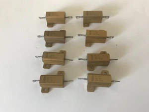 (8 EACH) Vishay Dale RH-50 Type .1 Ohm 25W 3% 7616 Aluminum Power Resistor - Picture 1 of 5