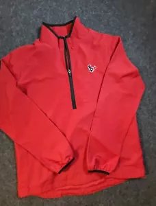 Houston Texans Cutter and Buck Pullover Windbreaker CBW Weathertech Size L - Picture 1 of 11