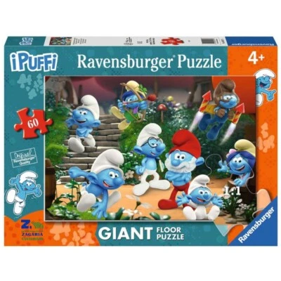 PUZZLE I PIFFI 60 PZ PUFFIAMO INSIEME BAMBINI 4+ ANNI RAVENSBURGER - Immagine 1 di 2
