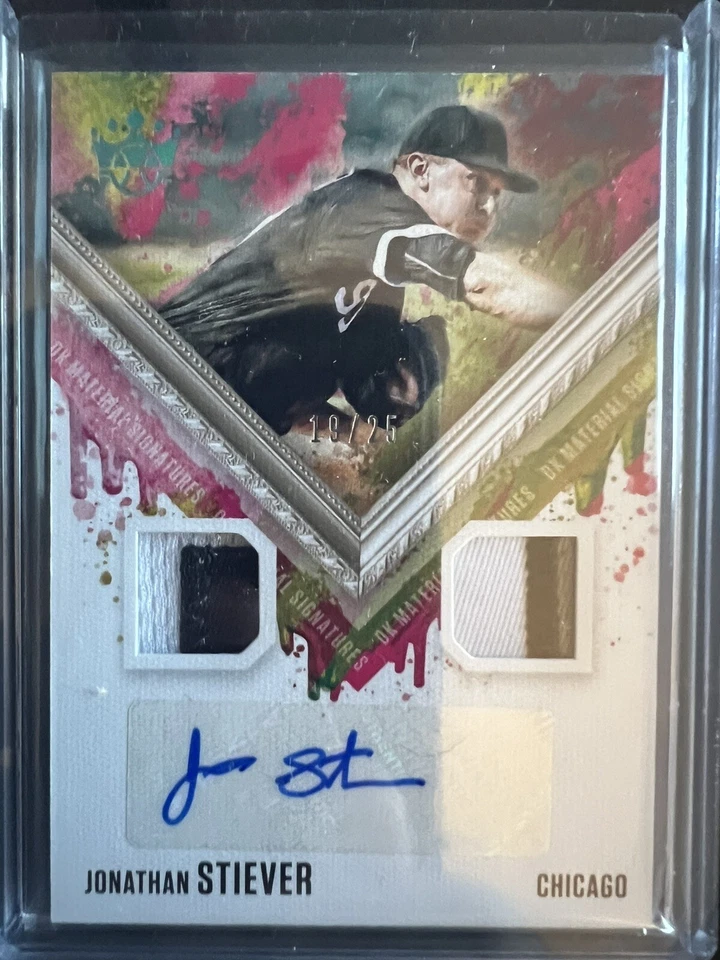 2021 Diamond Kings Jonathan Stiever Rookie Dual Jersey Patch Auto RC #19/25 - Image 1 of 2