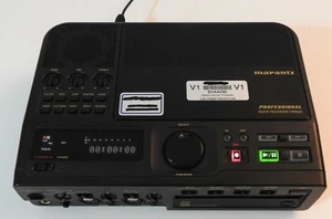 MARANTZ CDR-420 U1B CD HD MP3 HDD RECORDER PLAYER PORTABLE WITH CASE! - Picture 1 of 8