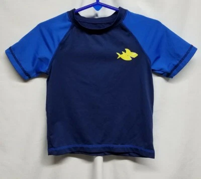 Camisa de manga corta Ocean Pacific para bebé niño azul marino natación surf protección contra erupciones talla 18M Foto 1 de 4