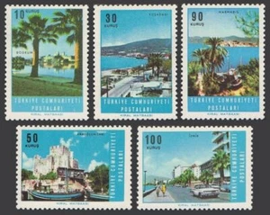 Turkey 1703-1707, MNH. Mi 1999-2003. Views 1966. Bodrum,Kusadasi,Anadolu Hisari, - Picture 1 of 1