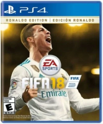 FIFA 18: Ronaldo Edition (Sony PlayStation 4, 2017) - Game Disk only/ No Cover - Image 1 of 4