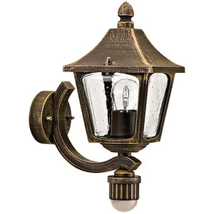 Lámpara exterior lámpara de pared color bronce detector de movimiento estilo casa de campo IP44 Albert - Imagen 1 de 1