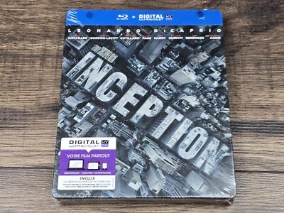 Inception Blu Ray Steelbook - French Import - Brand New & Sealed - Image 1 of 4