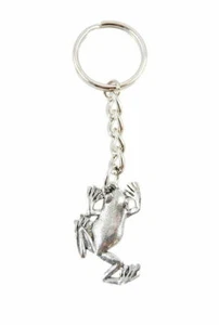 Tree Frog Pewter Keychain - Picture 1 of 1