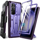 Tongate for Samsung Galaxy S23 Ultra Case, [Bulit-In Slide Camera Cover & Screen