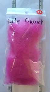Seal Dubbing " New bigger bag 3g " color: Lite Claret Classic Salmon &Streamer - Picture 1 of 2