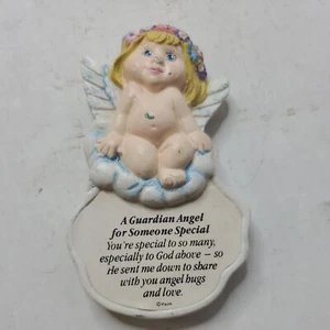 Collectable Baby Guardian Angel Fridge Magnet - Picture 1 of 3