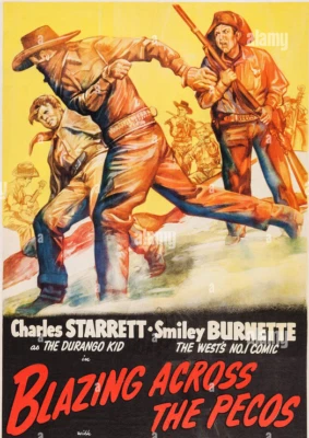 Blazing Across the Pecos (1948) - Colourized Public Domain DVD George O’Brien - Image 1 of 2