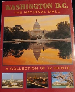 Vntg "The National Mall Edition" 12 Lrg Postcards w Folder Unused USA/Japan - Picture 1 of 10