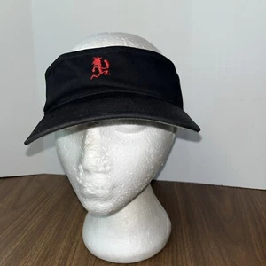 Vintage ICP Insane Clown Posse Hatchet Man Visor Hat Cap Black Juggalo - Picture 1 of 7